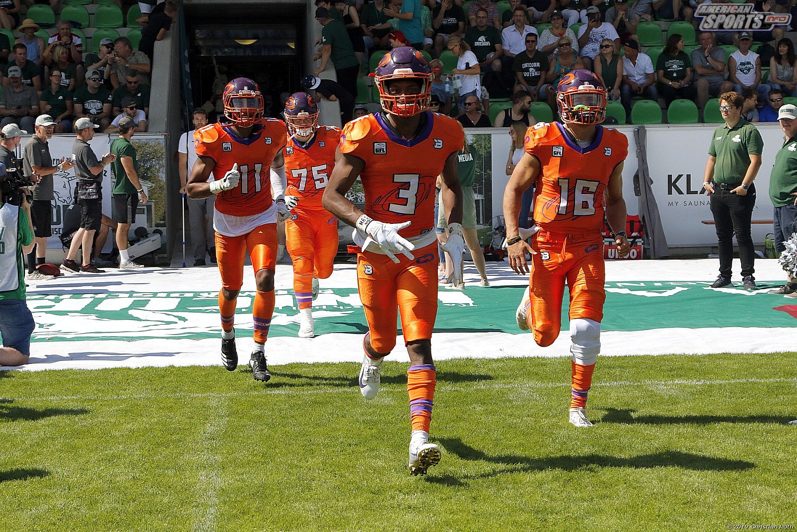 GFL Süd: Schwäbisch Hall Unicorns vs Frankfurt Universe 42:34 11.08.2019