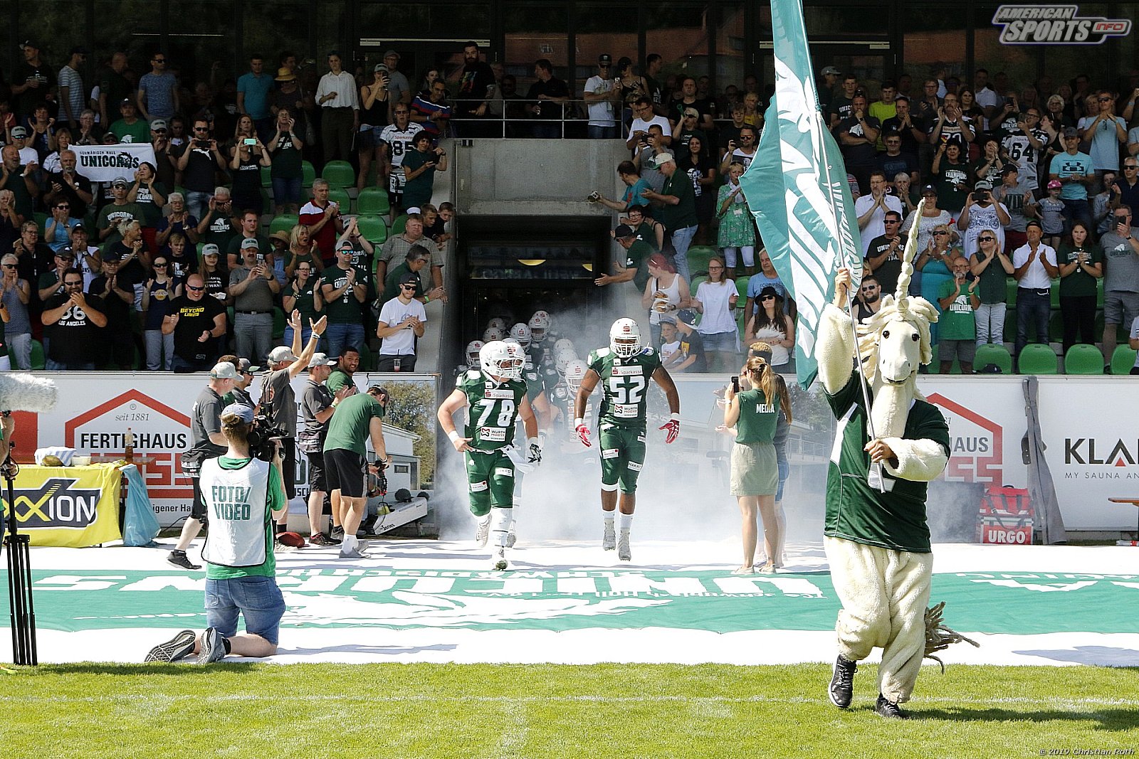 GFL Süd: Schwäbisch Hall Unicorns vs Frankfurt Universe 42:34 11.08.2019