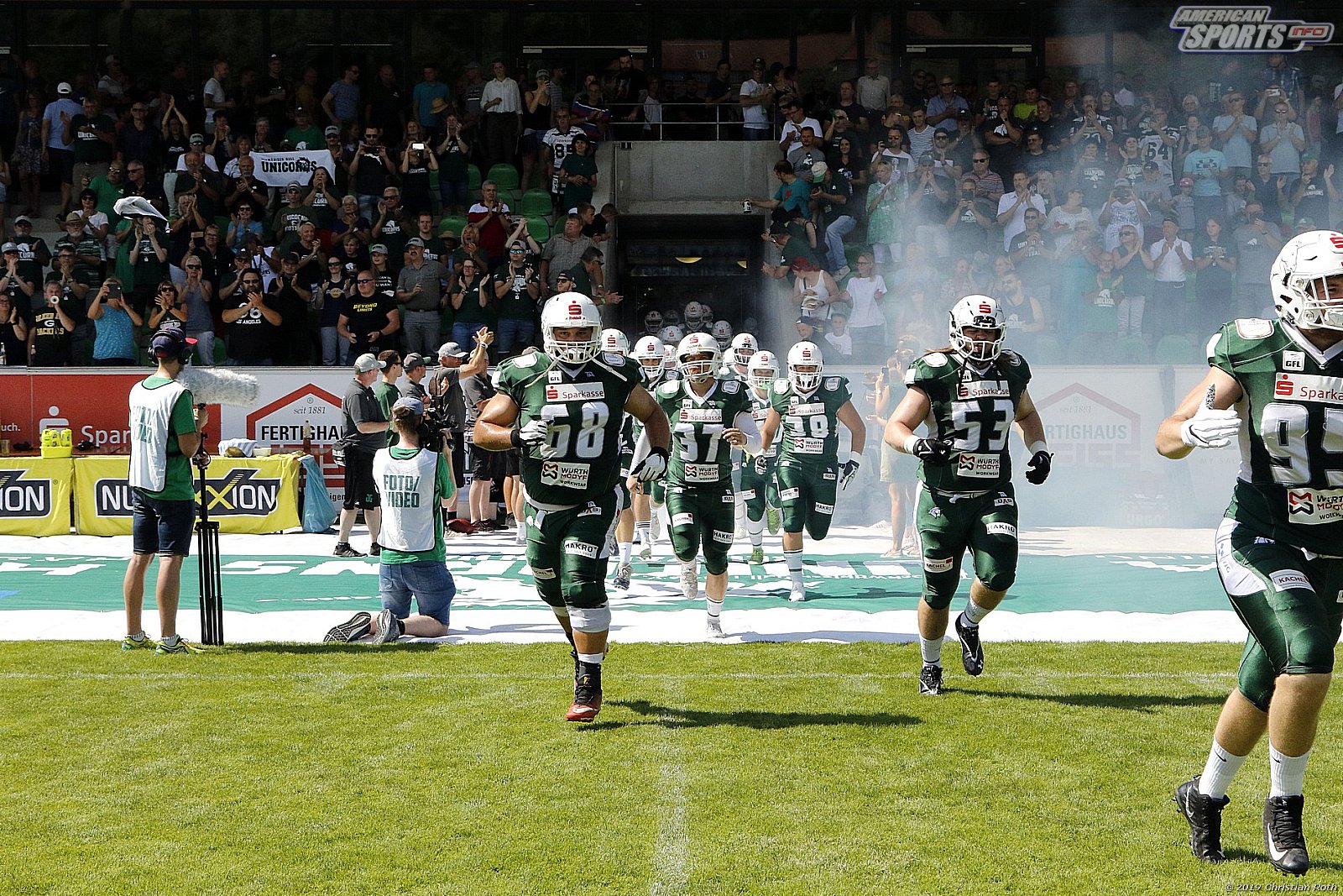 GFL Süd: Schwäbisch Hall Unicorns vs Frankfurt Universe 42:34 11.08.2019