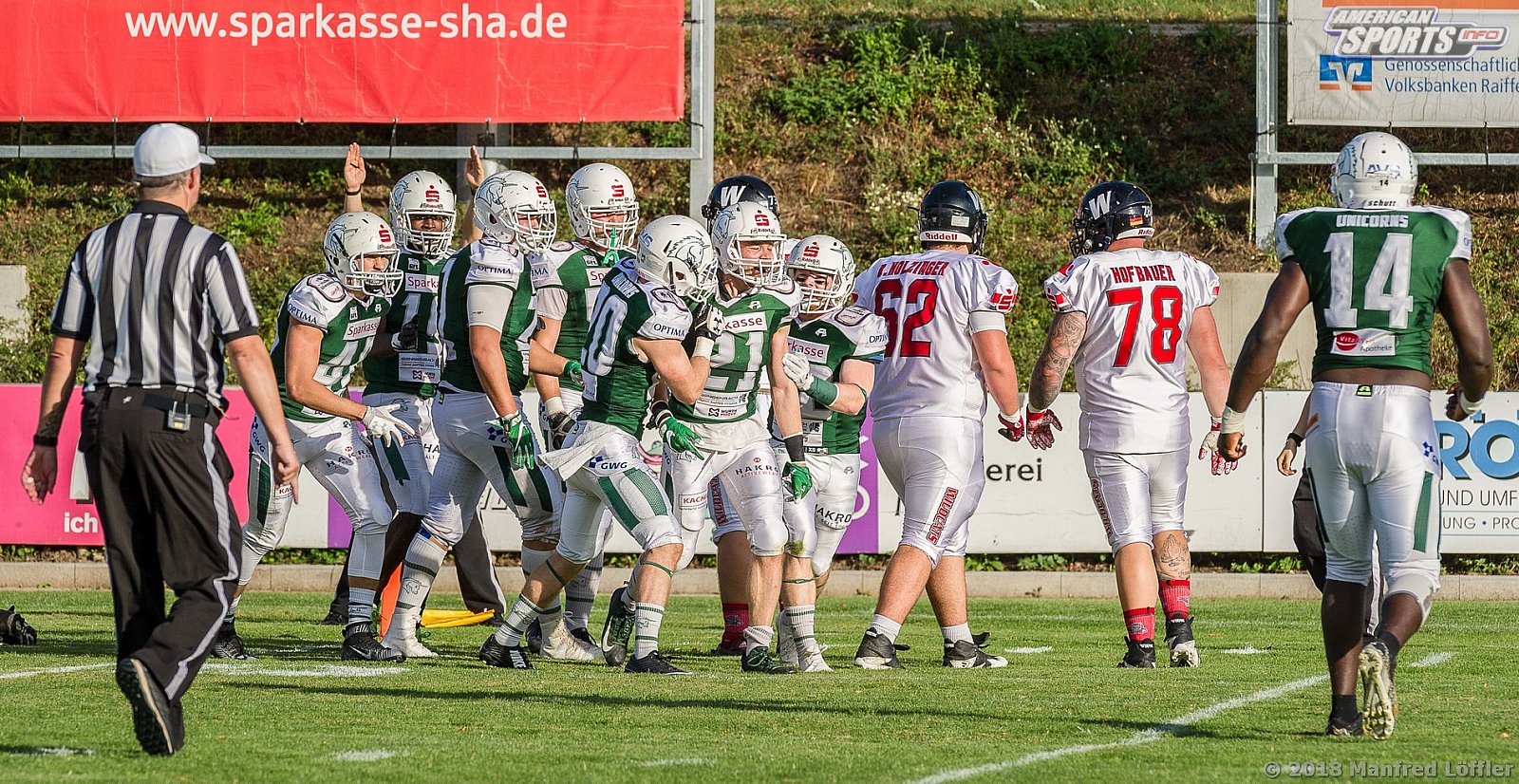 GFL Schwäbisch Hall Unicorns vs Kirchdorf Wildcats 40:00 08.09.2018