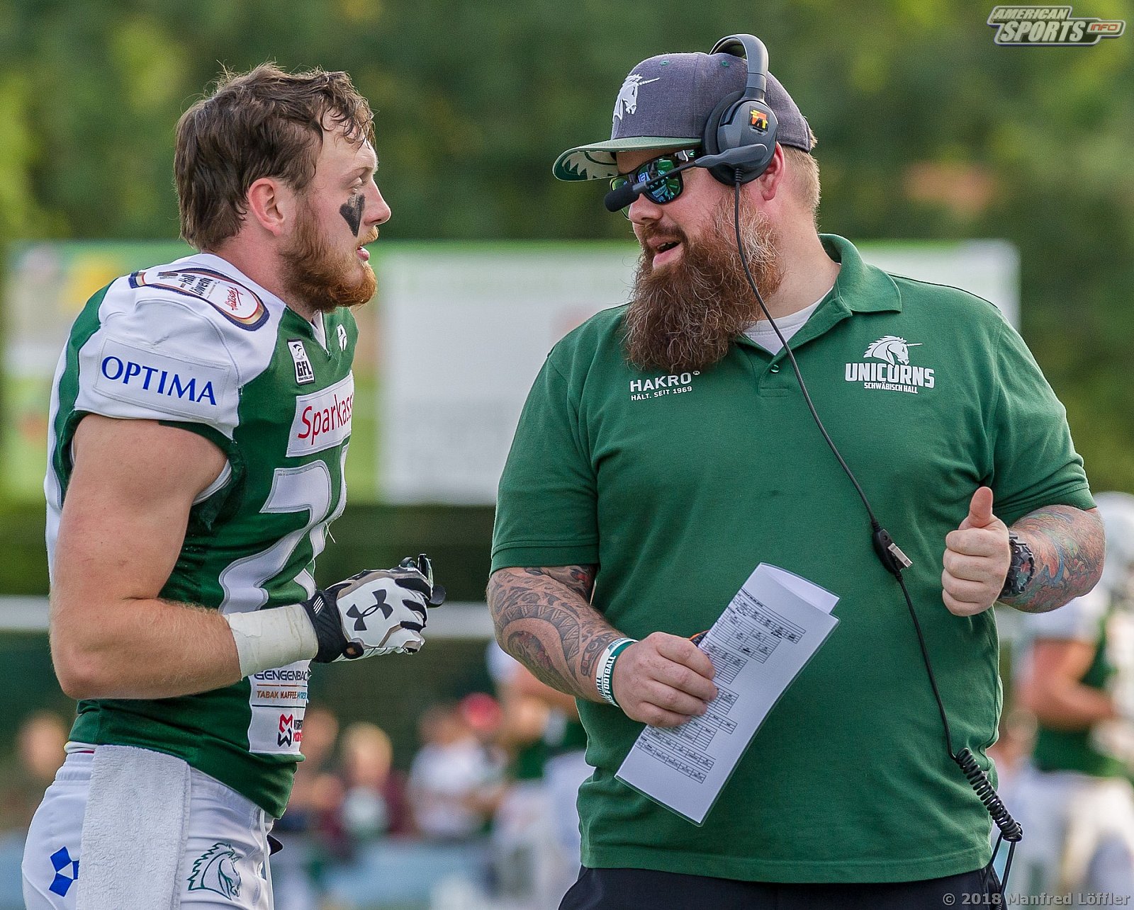 GFL Schwäbisch Hall Unicorns vs Kirchdorf Wildcats 40:00 08.09.2018