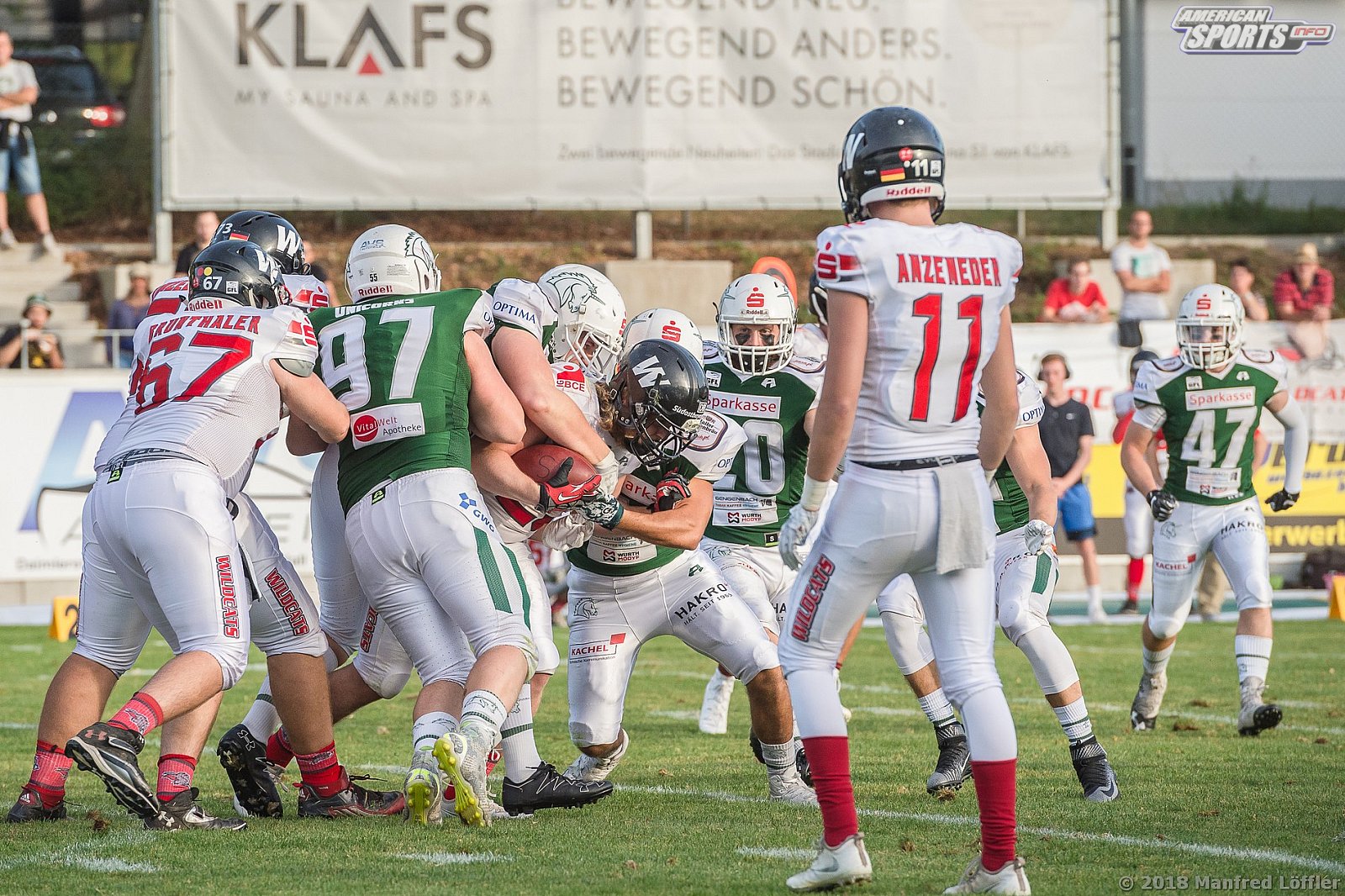 GFL Schwäbisch Hall Unicorns vs Kirchdorf Wildcats 40:00 08.09.2018