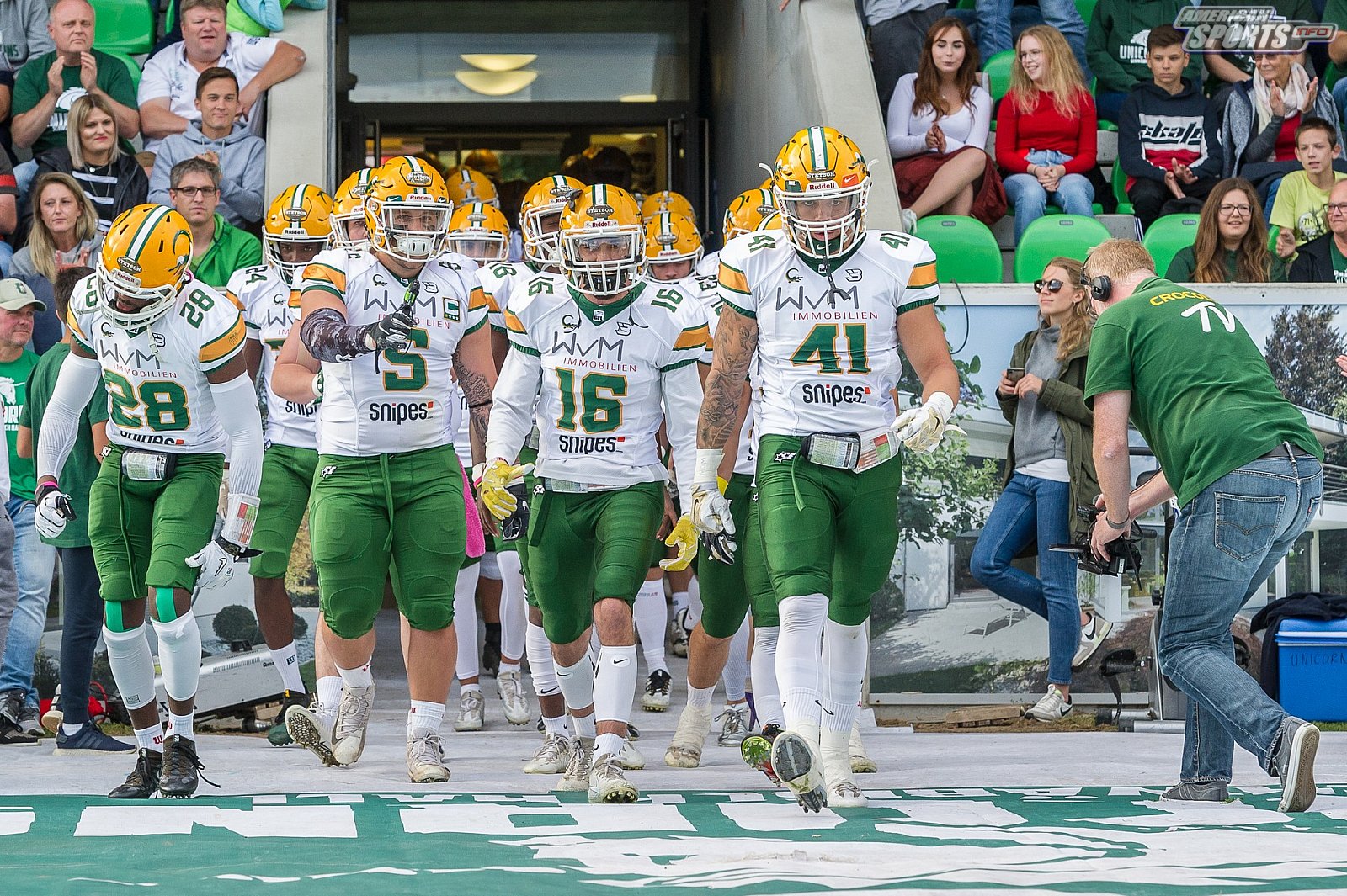 SHU_vs_Cologne_Crocodiles - GFL Playoffs: Schwäbisch Hall Unicorns vs Cologne Crocodiles 37:14 22.09.2018 Galerie 2
