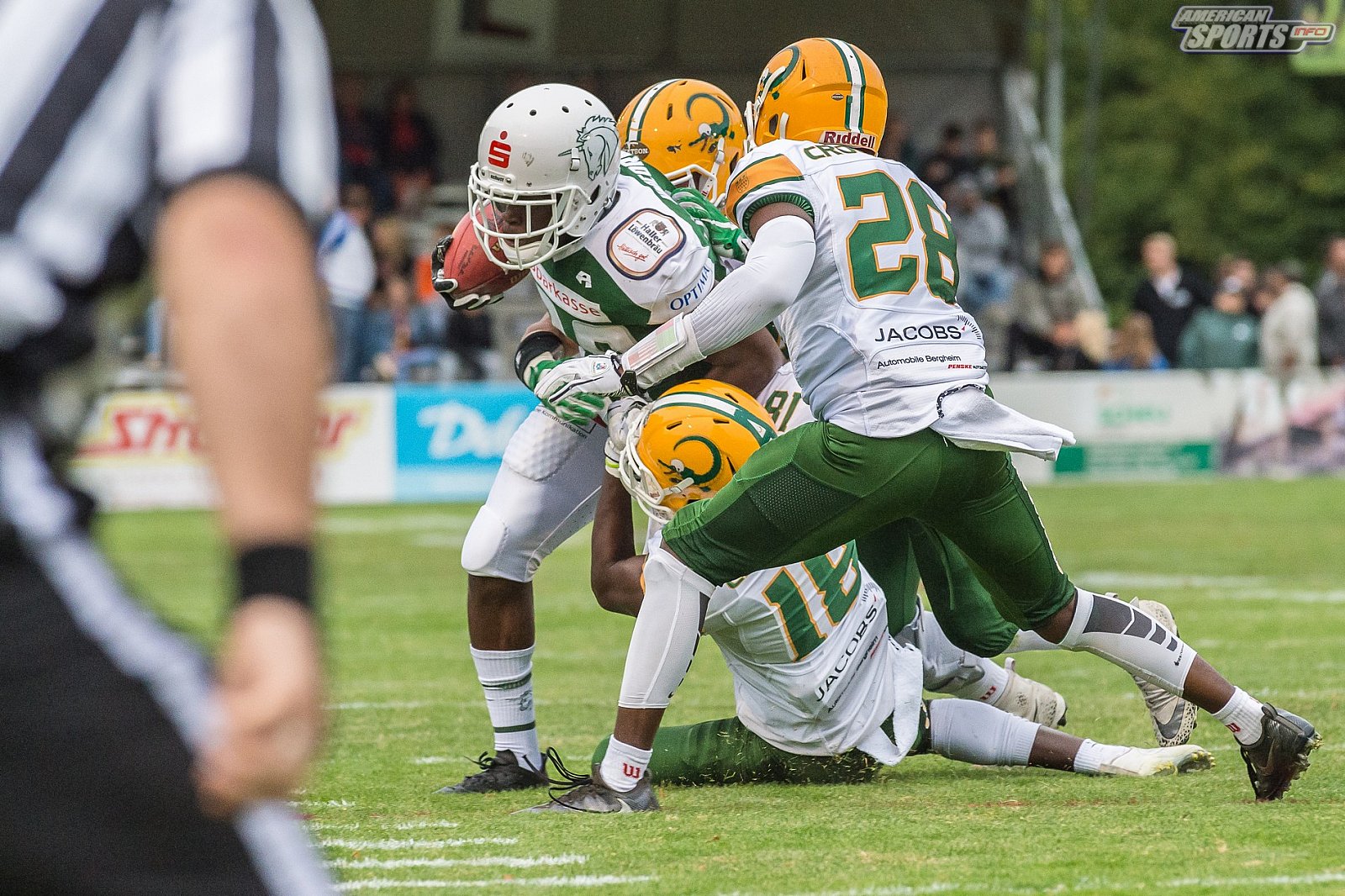 SHU_vs_Cologne_Crocodiles - GFL Playoffs: Schwäbisch Hall Unicorns vs Cologne Crocodiles 37:14 22.09.2018 Galerie 2
