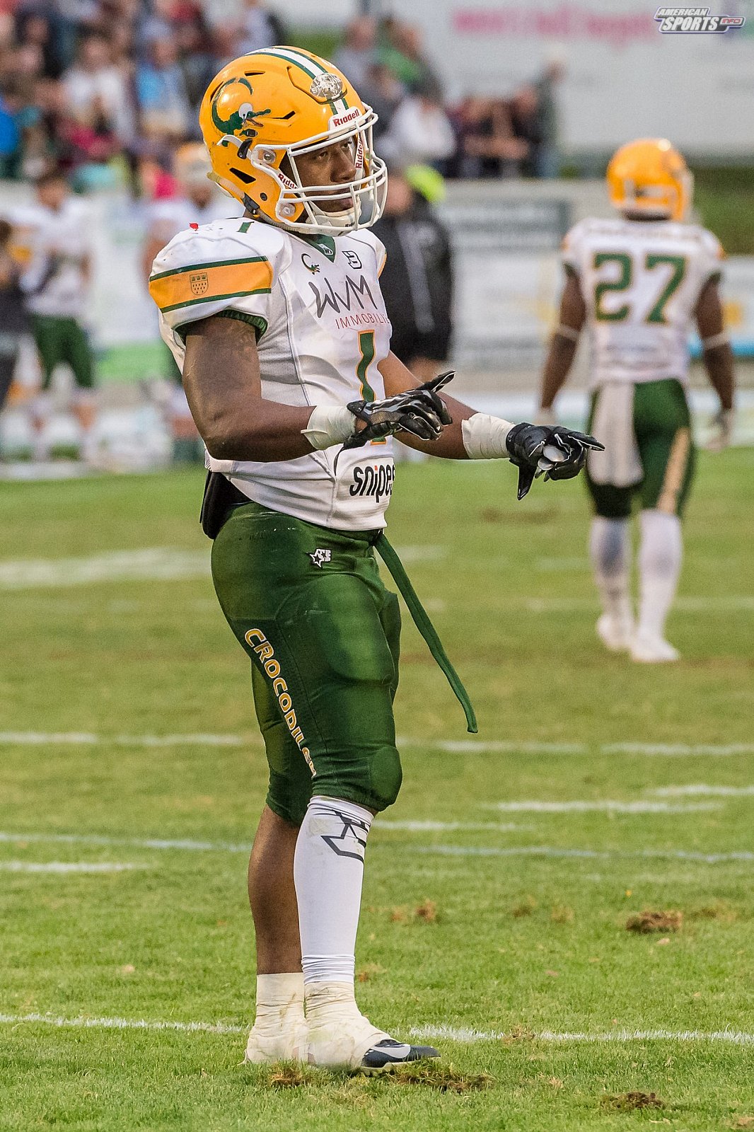 SHU_vs_Cologne_Crocodiles - GFL Playoffs: Schwäbisch Hall Unicorns vs Cologne Crocodiles 37:14 22.09.2018 Galerie 2
