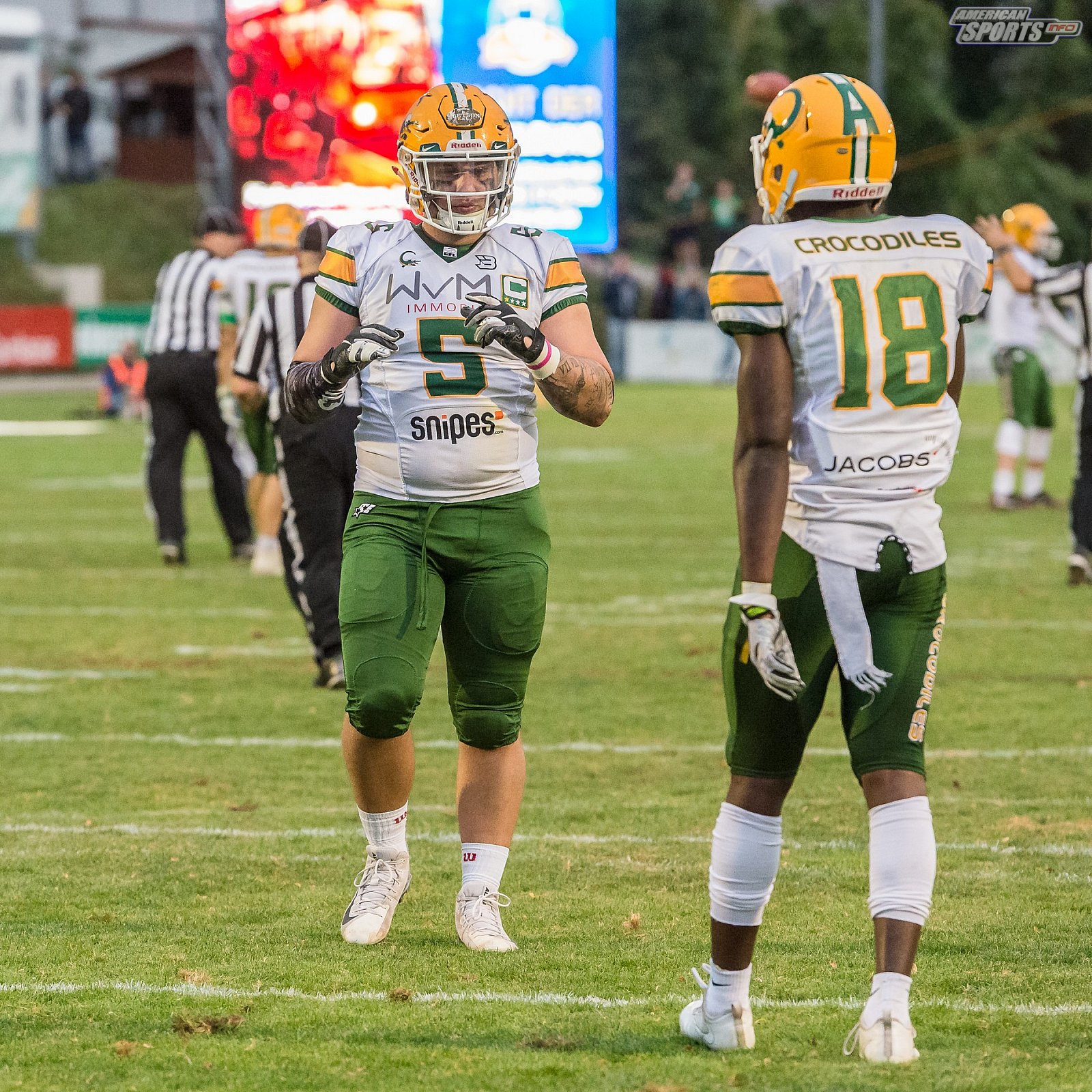 SHU_vs_Cologne_Crocodiles - GFL Playoffs: Schwäbisch Hall Unicorns vs Cologne Crocodiles 37:14 22.09.2018 Galerie 2
