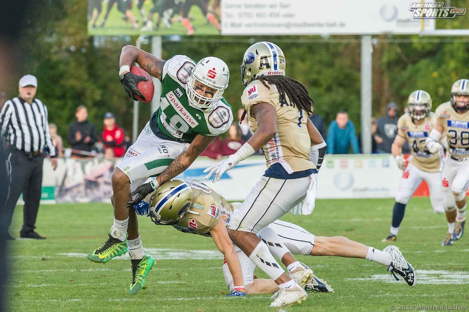 GFL Football: Schwäbisch Hall Unicorns vs Dresden Monarchs 23:07 29.09.2018