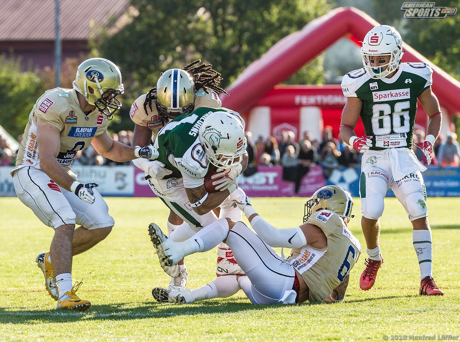GFL Football: Schwäbisch Hall Unicorns vs Dresden Monarchs 23:07 29.09.2018