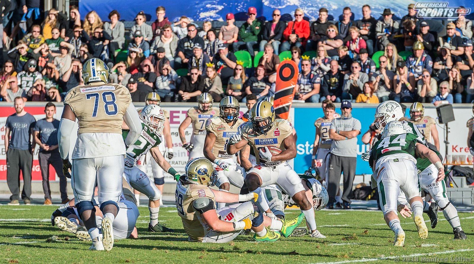 GFL Football: Schwäbisch Hall Unicorns vs Dresden Monarchs 23:07 29.09.2018
