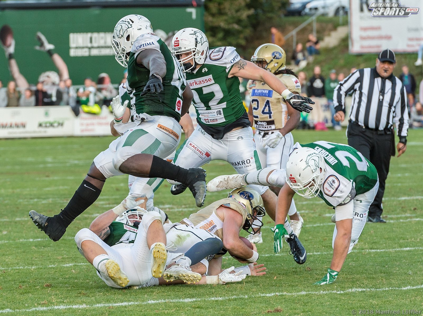 GFL Football: Schwäbisch Hall Unicorns vs Dresden Monarchs 23:07 29.09.2018