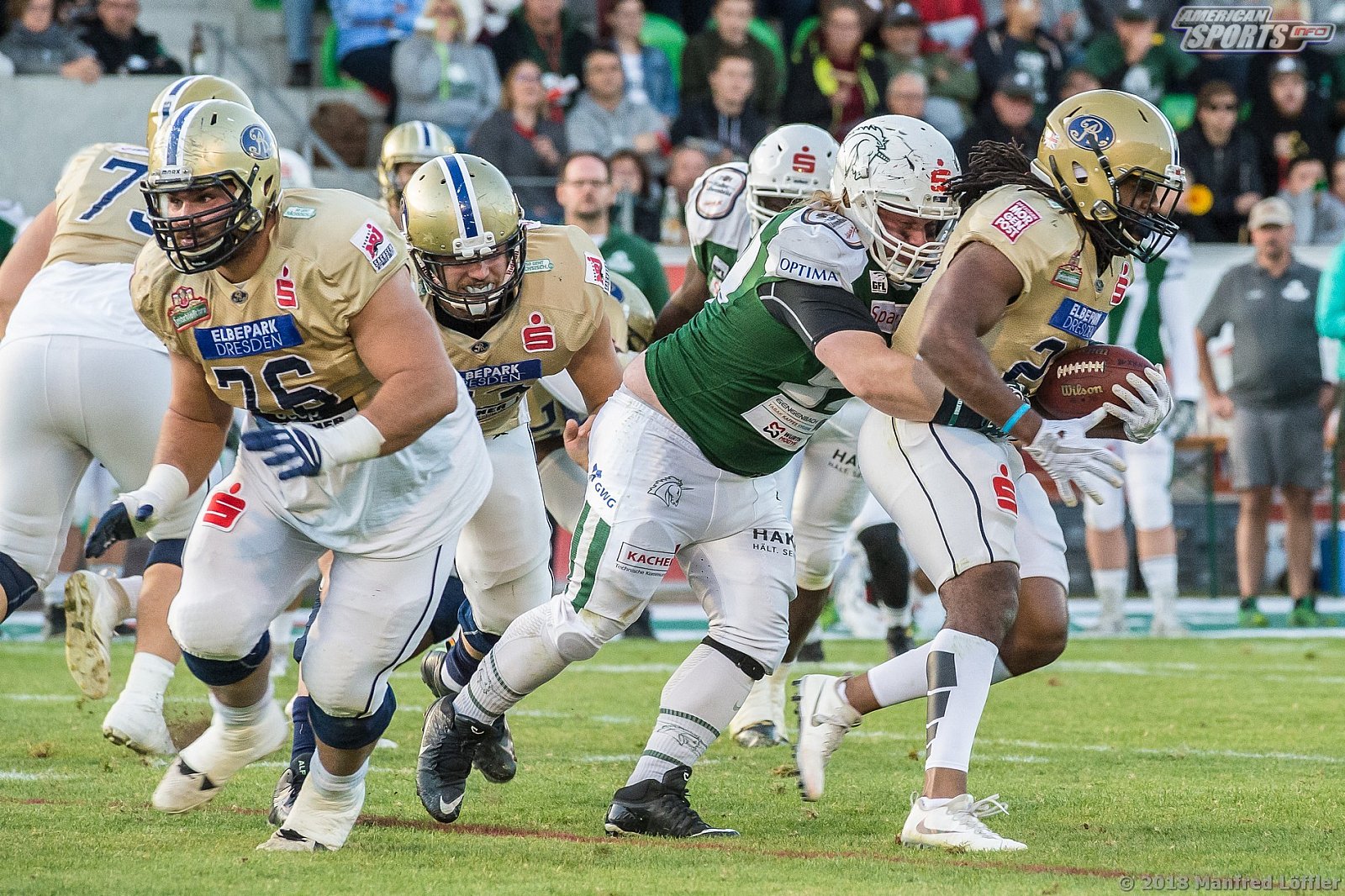 GFL Football: Schwäbisch Hall Unicorns vs Dresden Monarchs 23:07 29.09.2018