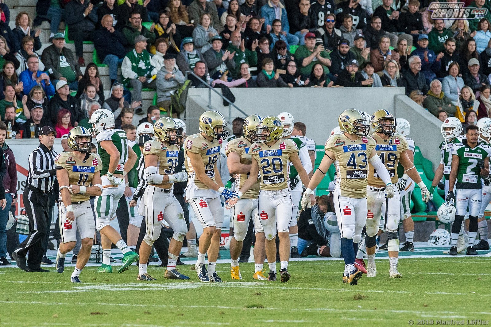 GFL Football: Schwäbisch Hall Unicorns vs Dresden Monarchs 23:07 29.09.2018