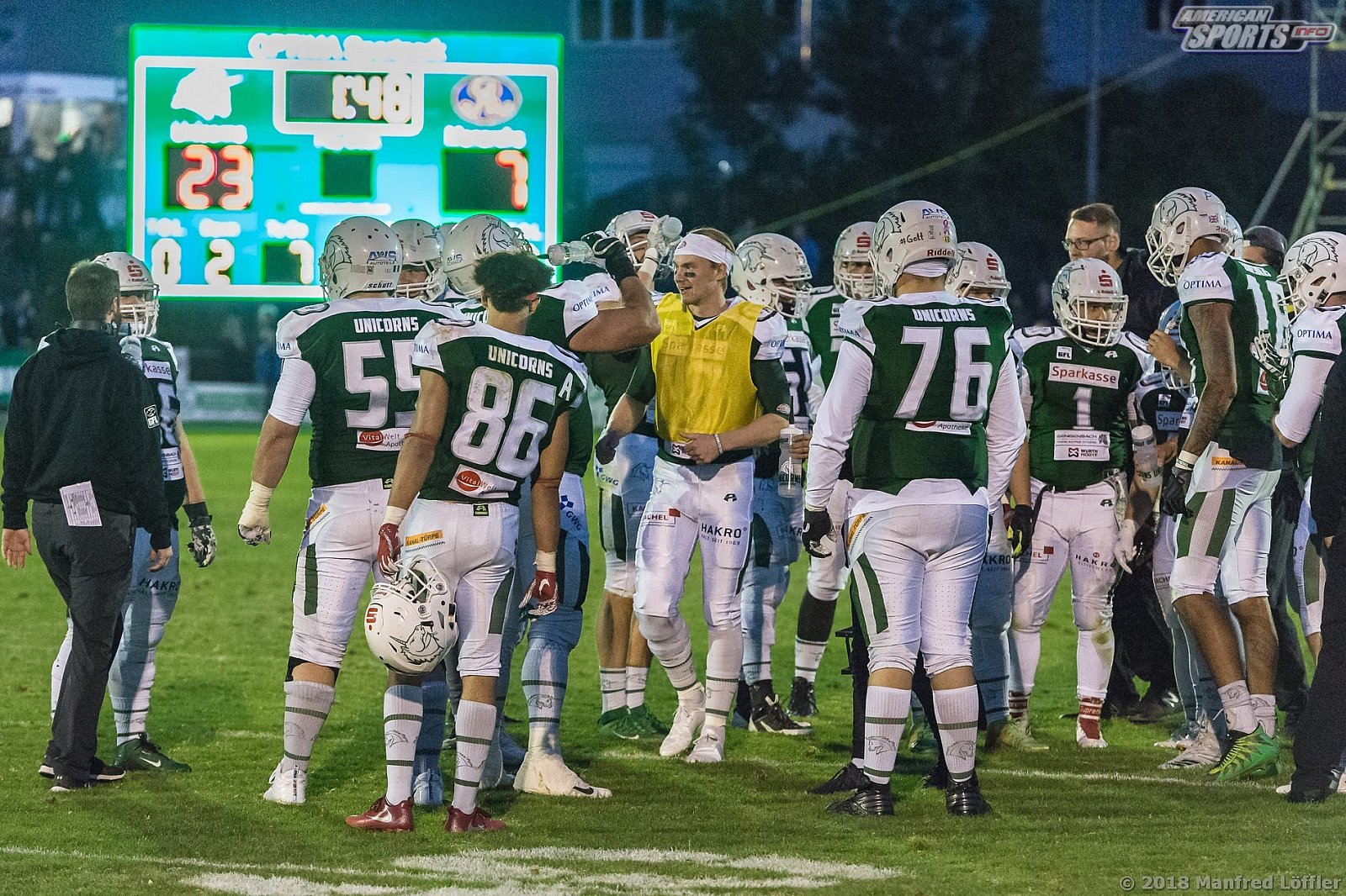 GFL Football: Schwäbisch Hall Unicorns vs Dresden Monarchs 23:07 29.09.2018