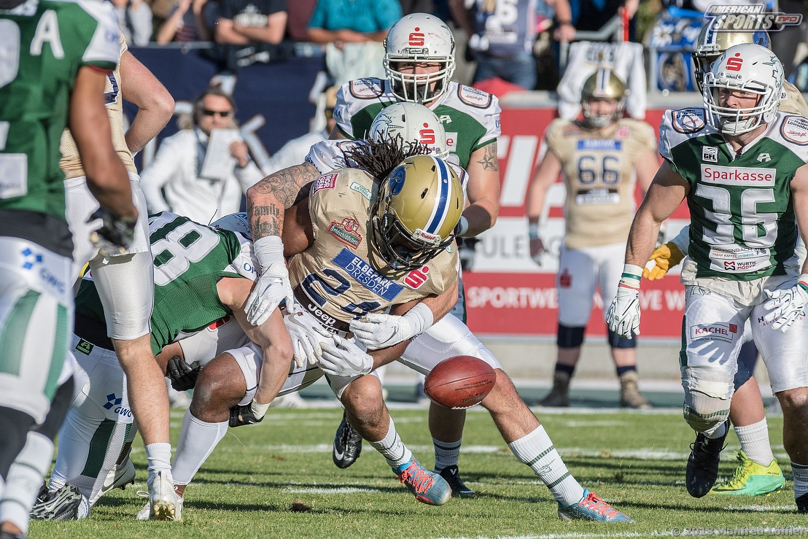 GFL Football: Schwäbisch Hall Unicorns vs Dresden Monarchs 23:07 29.09.2018