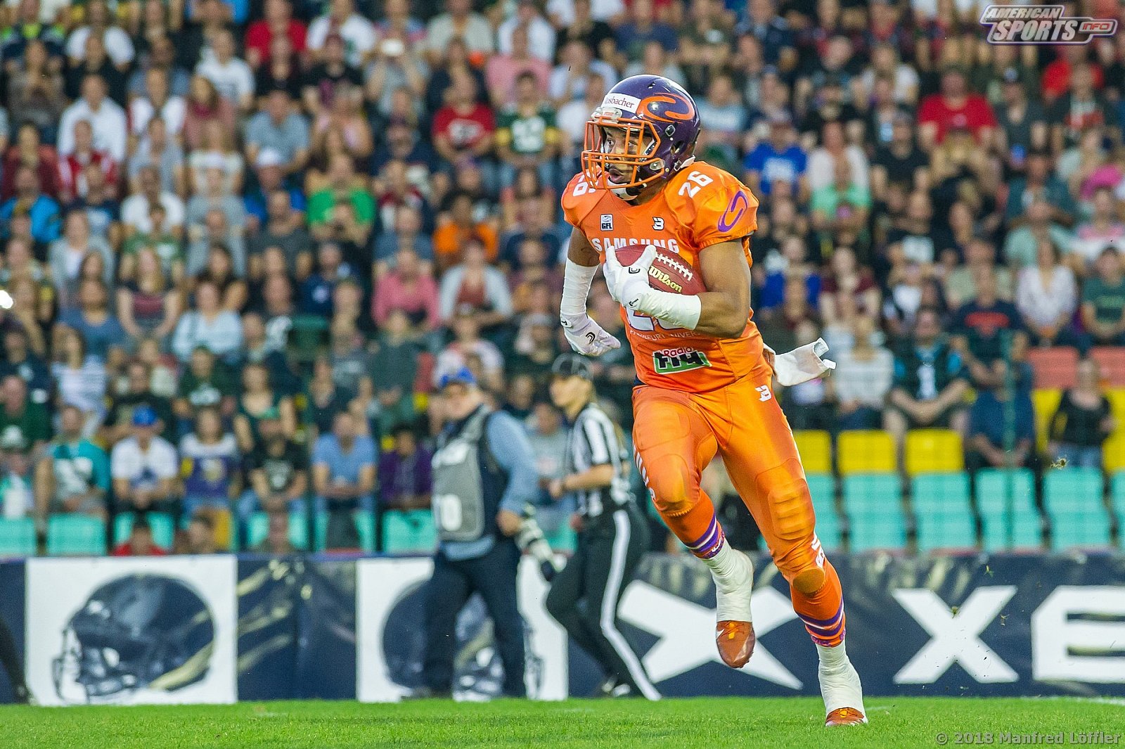 German Bowl 2018 SHU_vs_Frankfurt_Universe - GFL Football: Germanbowl XL Frankfurt vs Hall 19:21 13.10.2018 Galerie 2