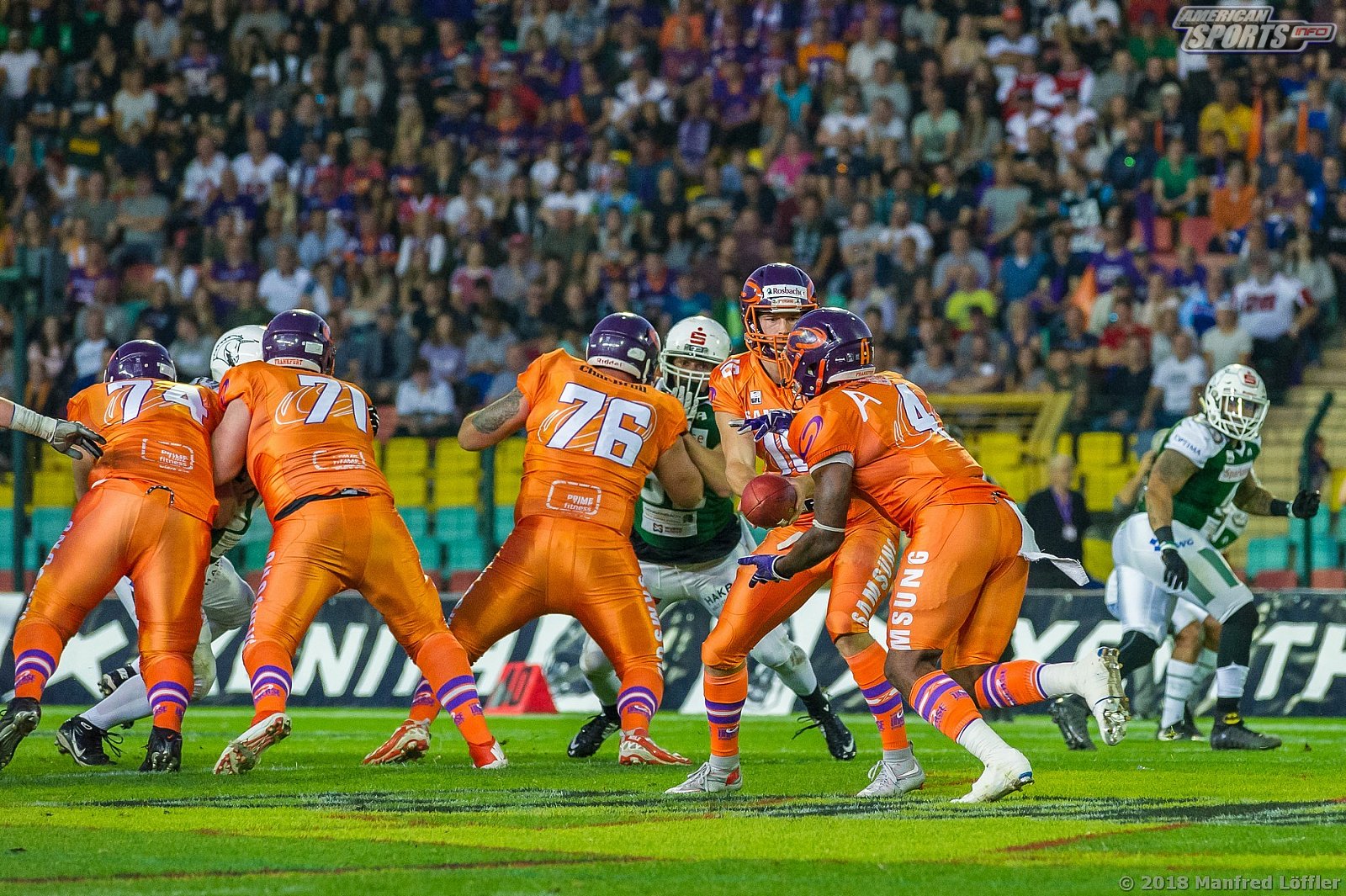 German Bowl 2018 SHU_vs_Frankfurt_Universe - GFL Football: Germanbowl XL Frankfurt vs Hall 19:21 13.10.2018 Galerie 2