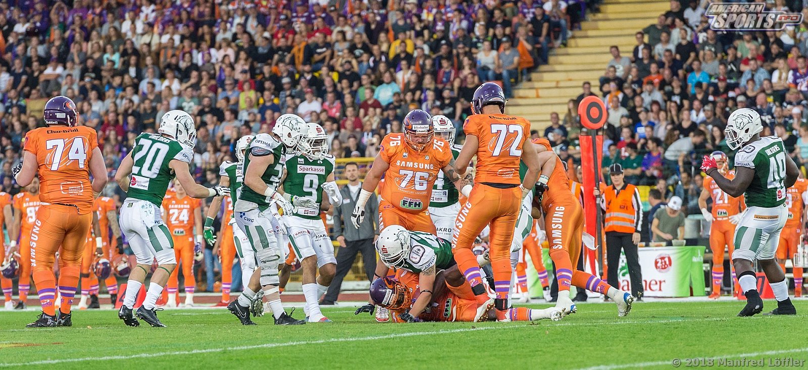 GFL Football: Germanbowl XL Frankfurt vs Hall 19:21 13.10.2018 Galerie 2