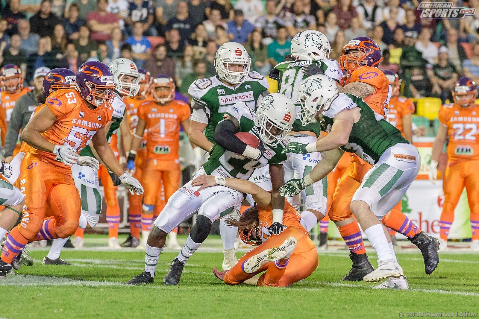 GFL Football: Germanbowl XL Frankfurt vs Hall 19:21 13.10.2018 Galerie 2