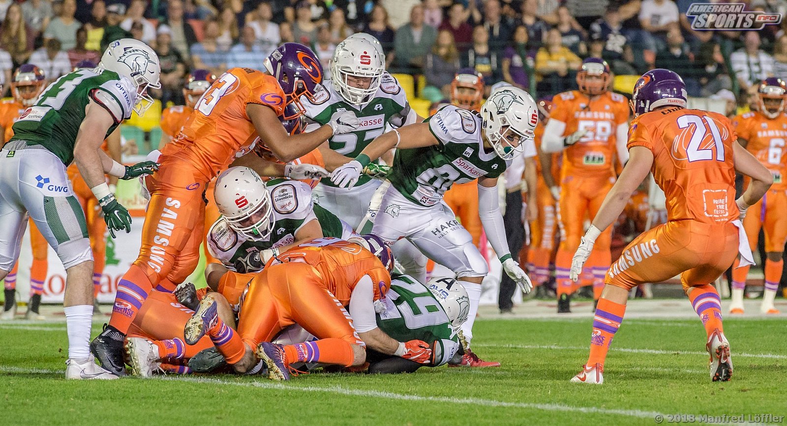 GFL Football: Germanbowl XL Frankfurt vs Hall 19:21 13.10.2018 Galerie 2