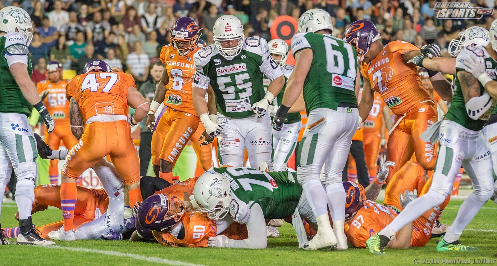 GFL Football: Germanbowl XL Frankfurt vs Hall 19:21 13.10.2018 Galerie 2