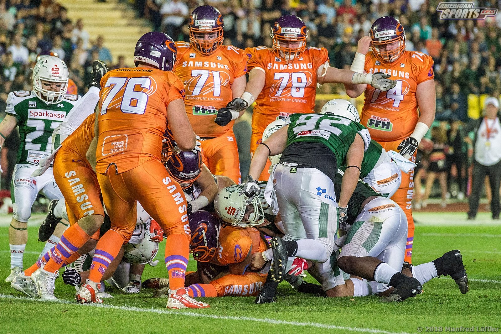 GFL Football: Germanbowl XL Frankfurt vs Hall 19:21 13.10.2018 Galerie 2