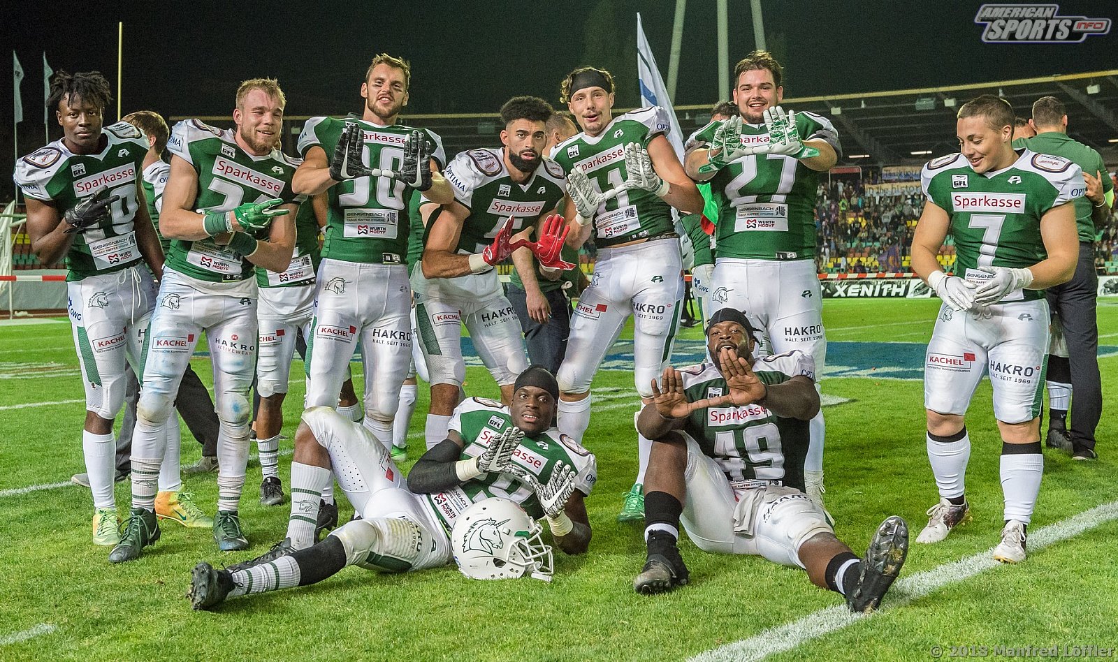 German Bowl 2018 SHU_vs_Frankfurt_Universe - GFL Football: Germanbowl XL Frankfurt vs Hall 19:21 13.10.2018 Galerie 2