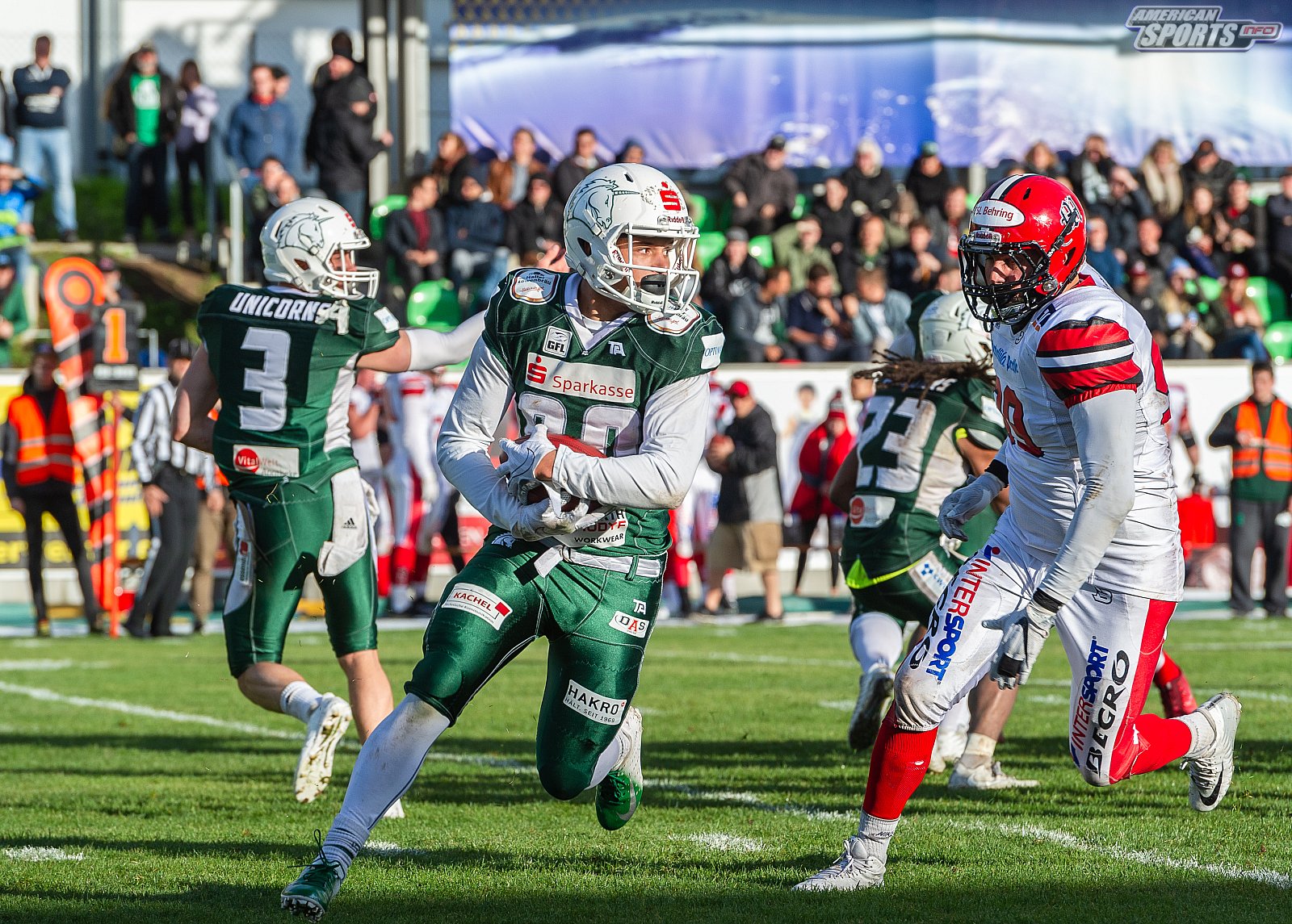 _SHU_vs_Marburg_Mercenaries - GFL: Schwäbisch Hall Unicorns vs Marburg Mercenaries 52:09 27.04.2019