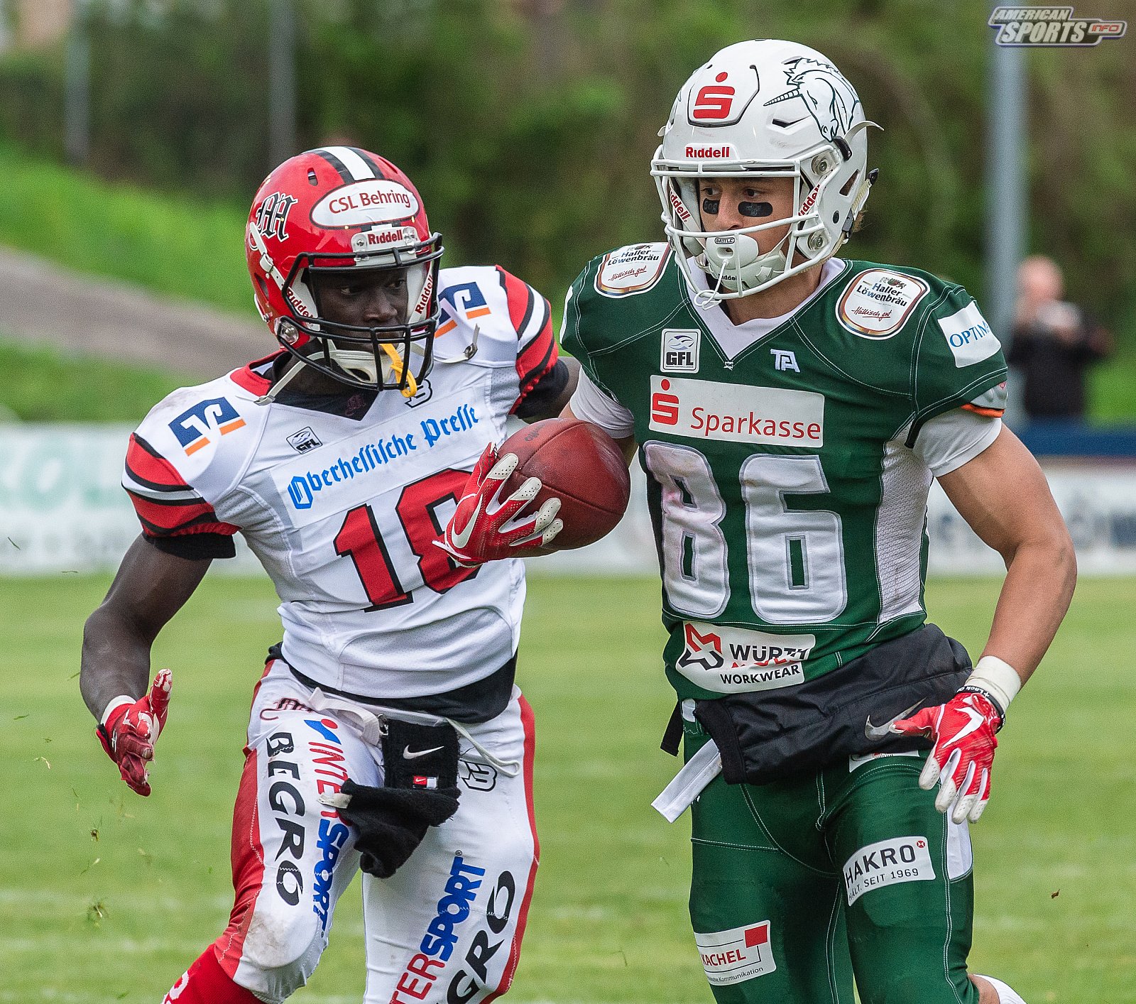 _SHU_vs_Marburg_Mercenaries - GFL: Schwäbisch Hall Unicorns vs Marburg Mercenaries 52:09 27.04.2019