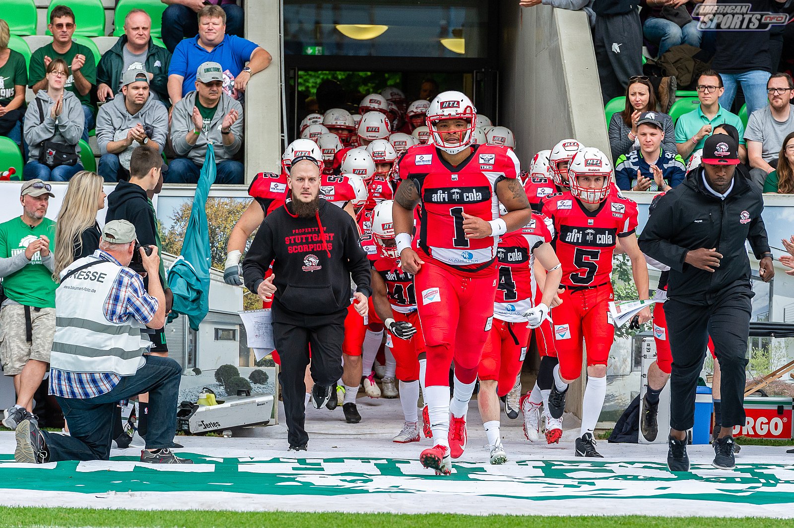 GFL Süd: Schwäbisch Hall Unicorns vs. Stuttgart Scorpions 63:13 25.05.2019