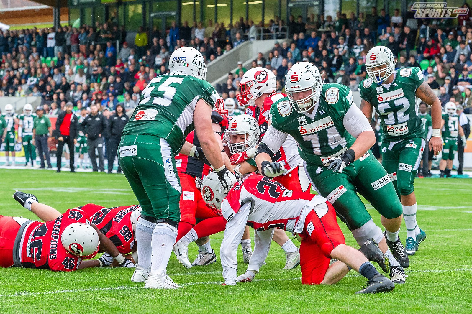 GFL Süd: Schwäbisch Hall Unicorns vs. Stuttgart Scorpions 63:13 25.05.2019