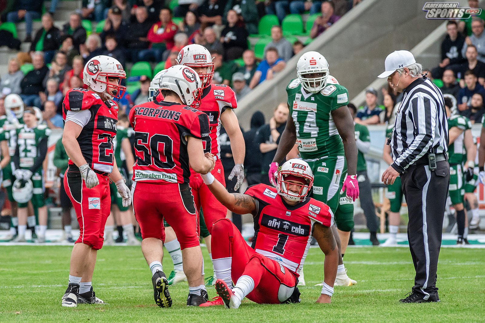 GFL Süd: Schwäbisch Hall Unicorns vs. Stuttgart Scorpions 63:13 25.05.2019