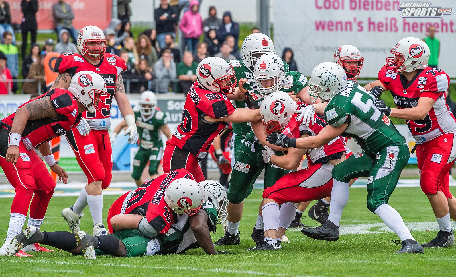 GFL Süd: Schwäbisch Hall Unicorns vs. Stuttgart Scorpions 63:13 25.05.2019