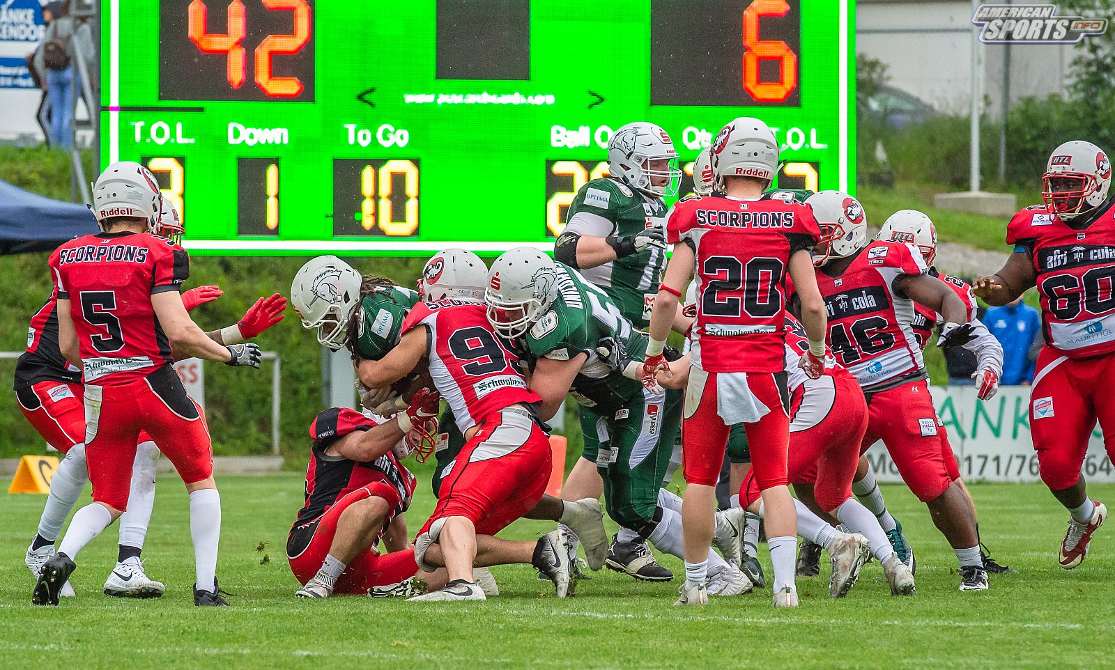 GFL Süd: Schwäbisch Hall Unicorns vs. Stuttgart Scorpions 63:13 25.05.2019