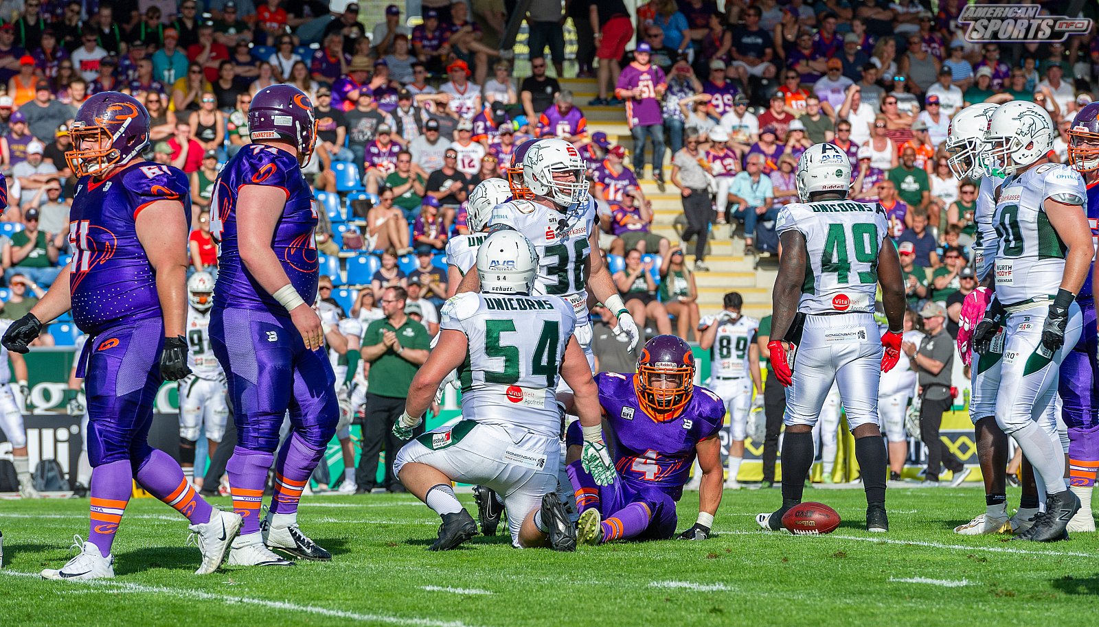 GFL Süd: Frankfurt Universe vs Schwäbisch Hall Unicorns 00:31 01.06.2019 Galerie 1