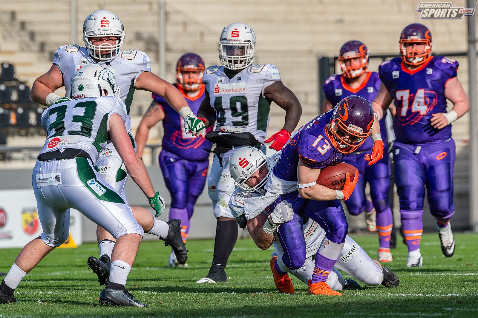 GFL Süd: Frankfurt Universe vs Schwäbisch Hall Unicorns 00:31 01.06.2019 Galerie 1