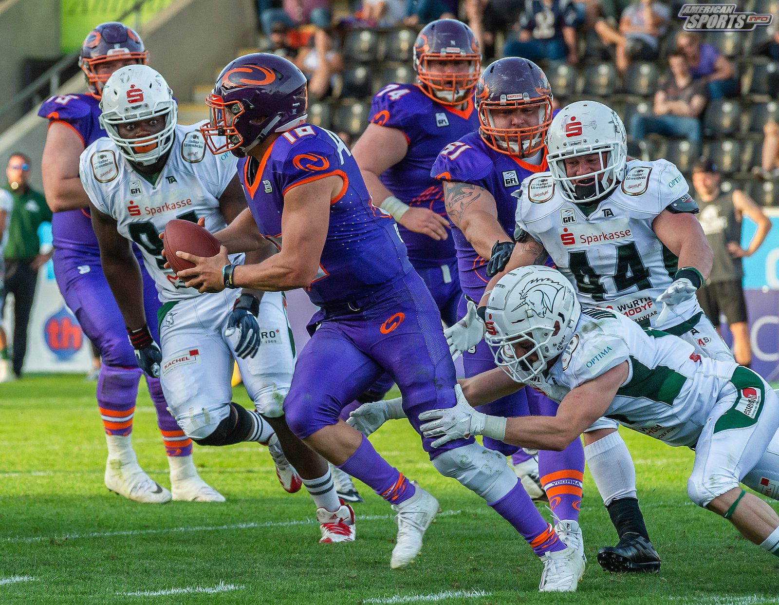 GFL Süd: Frankfurt Universe vs Schwäbisch Hall Unicorns 00:31 01.06.2019 Galerie 1