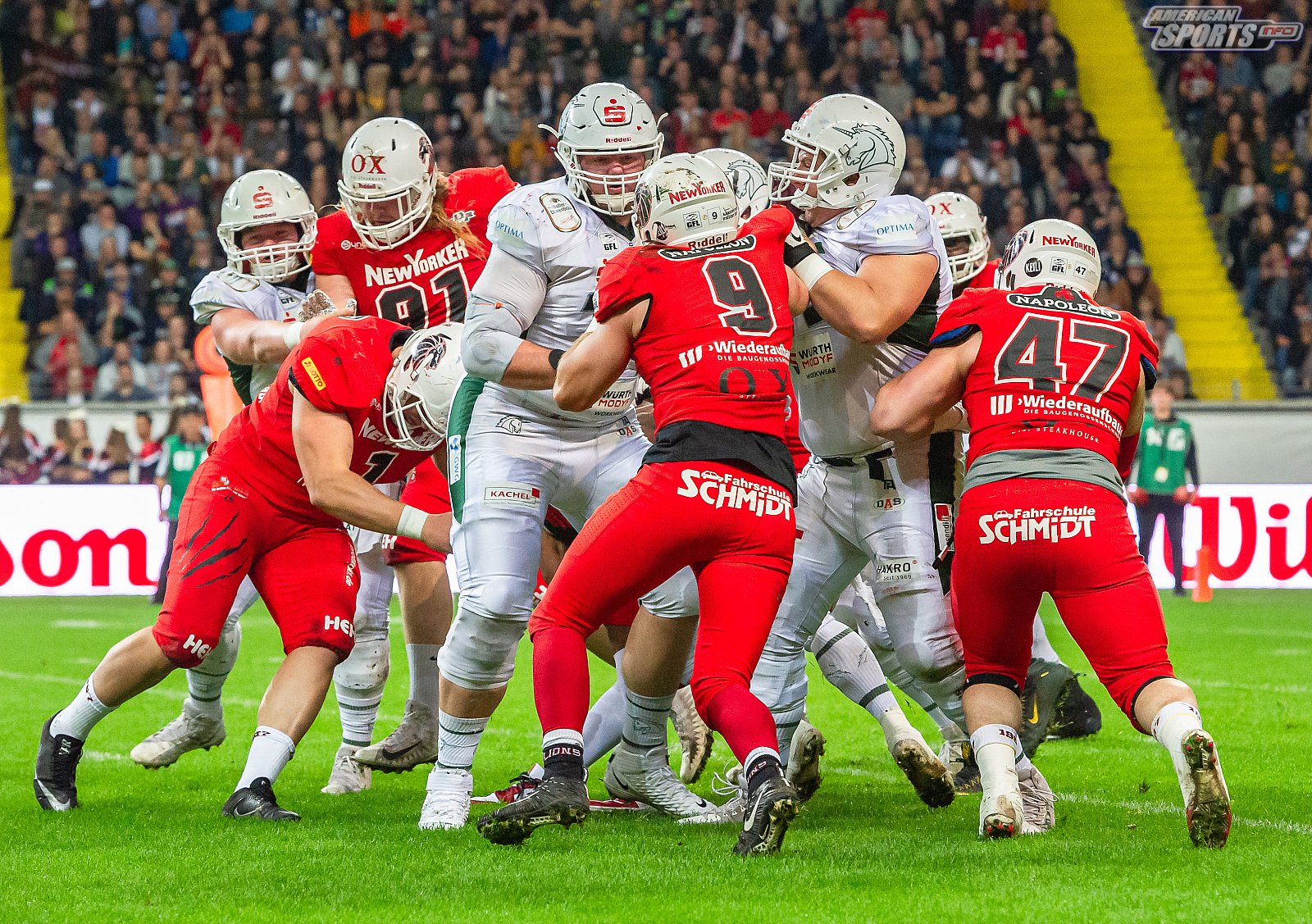 Germanbowl XLI: Schwäbisch Hall Unicorns vs NewYorker Lions Braunschweig 07:10 12.10.2019 II
