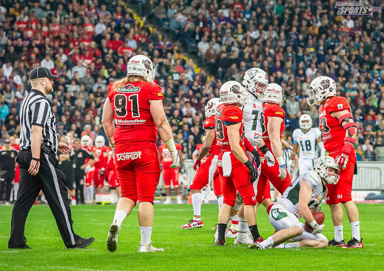 Germanbowl XLI: Schwäbisch Hall Unicorns vs NewYorker Lions Braunschweig 07:10 12.10.2019 II