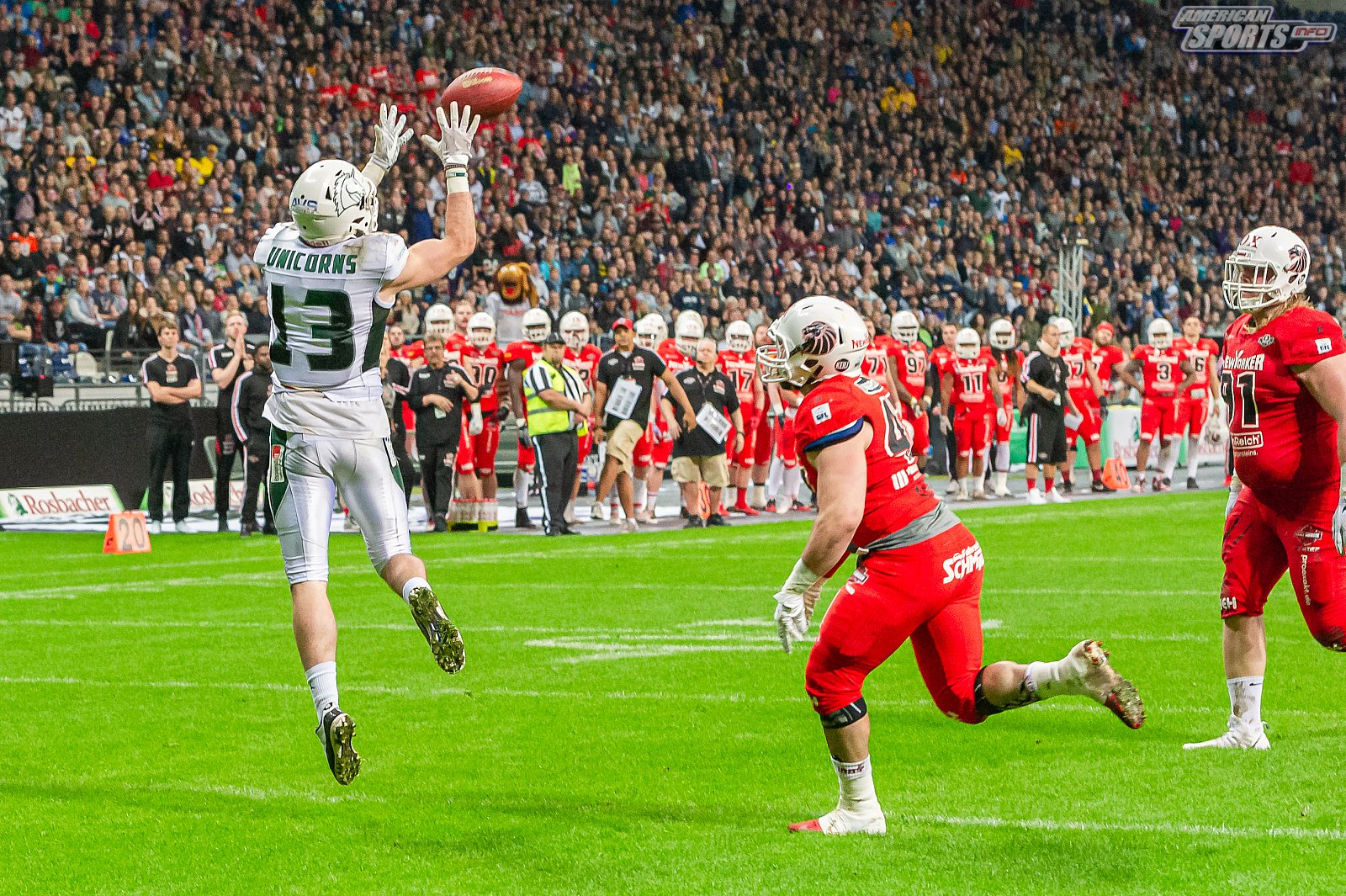 Germanbowl XLI: Schwäbisch Hall Unicorns vs NewYorker Lions Braunschweig 07:10 12.10.2019 II