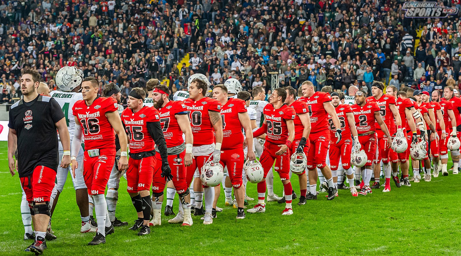 Germanbowl XLI: Schwäbisch Hall Unicorns vs NewYorker Lions Braunschweig 07:10 12.10.2019 II