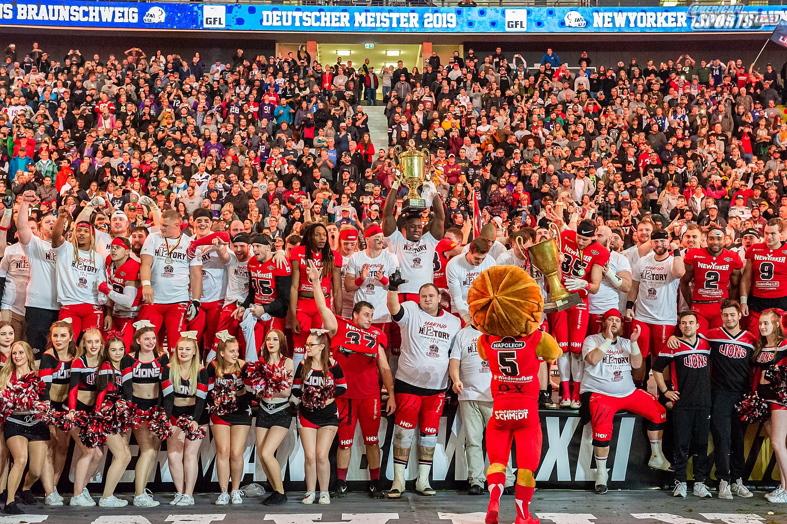 Germanbowl XLI: Schwäbisch Hall Unicorns vs NewYorker Lions Braunschweig 07:10 12.10.2019 II