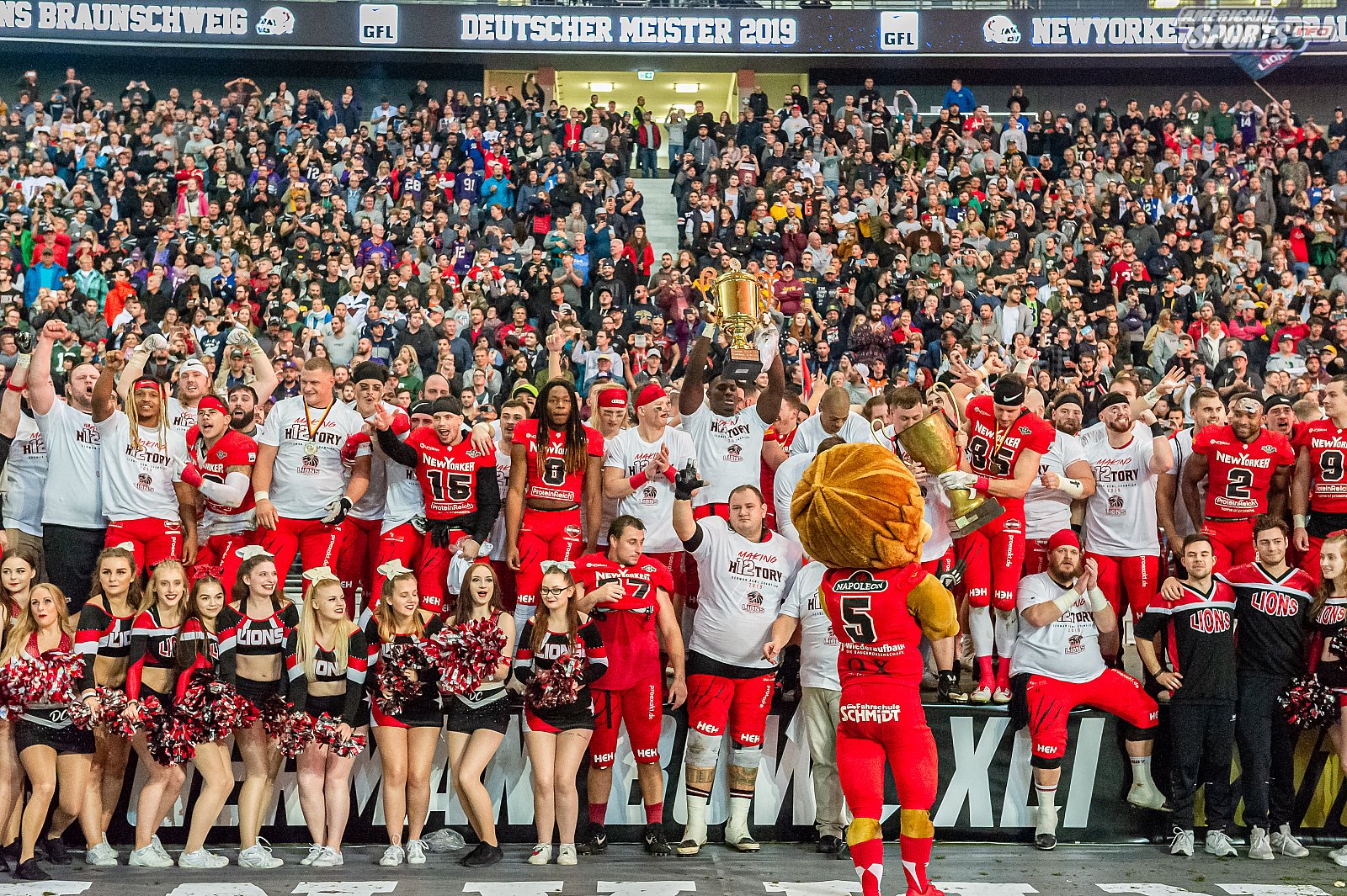 Germanbowl XLI: Schwäbisch Hall Unicorns vs NewYorker Lions Braunschweig 07:10 12.10.2019 II