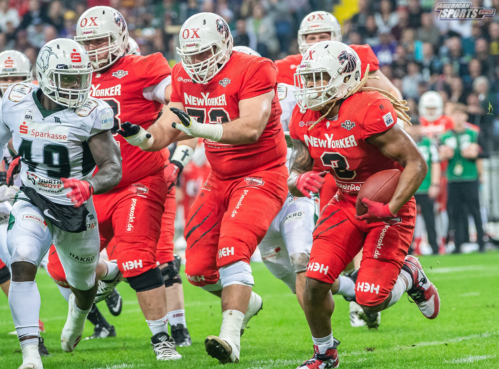 Germanbowl XLI: Schwäbisch Hall Unicorns vs NewYorker Lions Braunschweig 07:10 12.10.2019 II