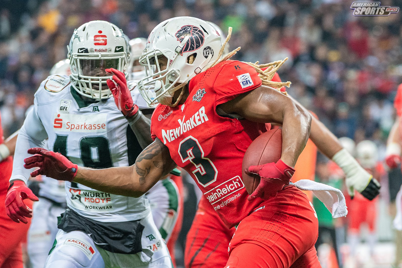 Germanbowl XLI: Schwäbisch Hall Unicorns vs NewYorker Lions Braunschweig 07:10 12.10.2019 II