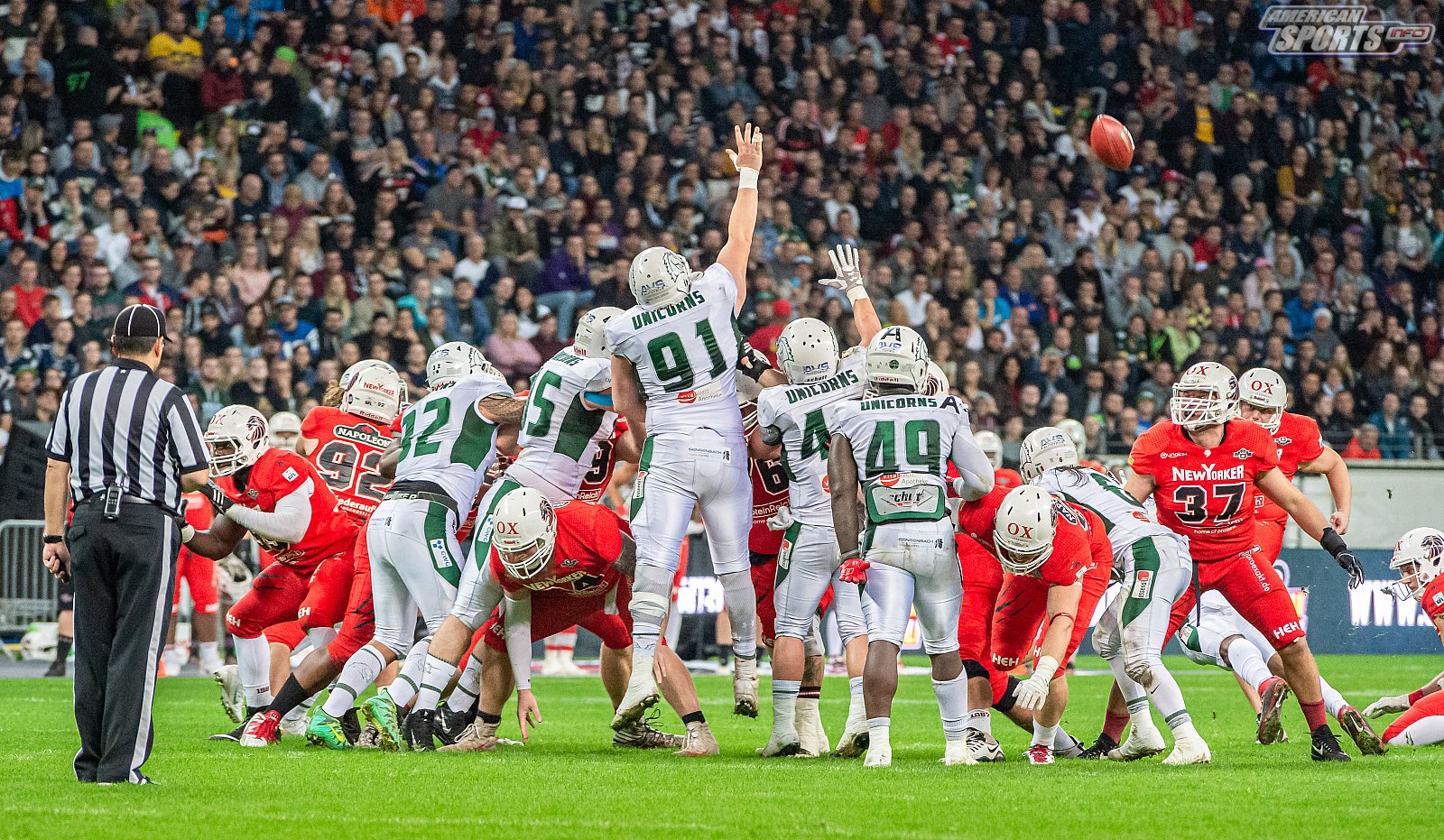 Germanbowl XLI: Schwäbisch Hall Unicorns vs NewYorker Lions Braunschweig 07:10 12.10.2019 II