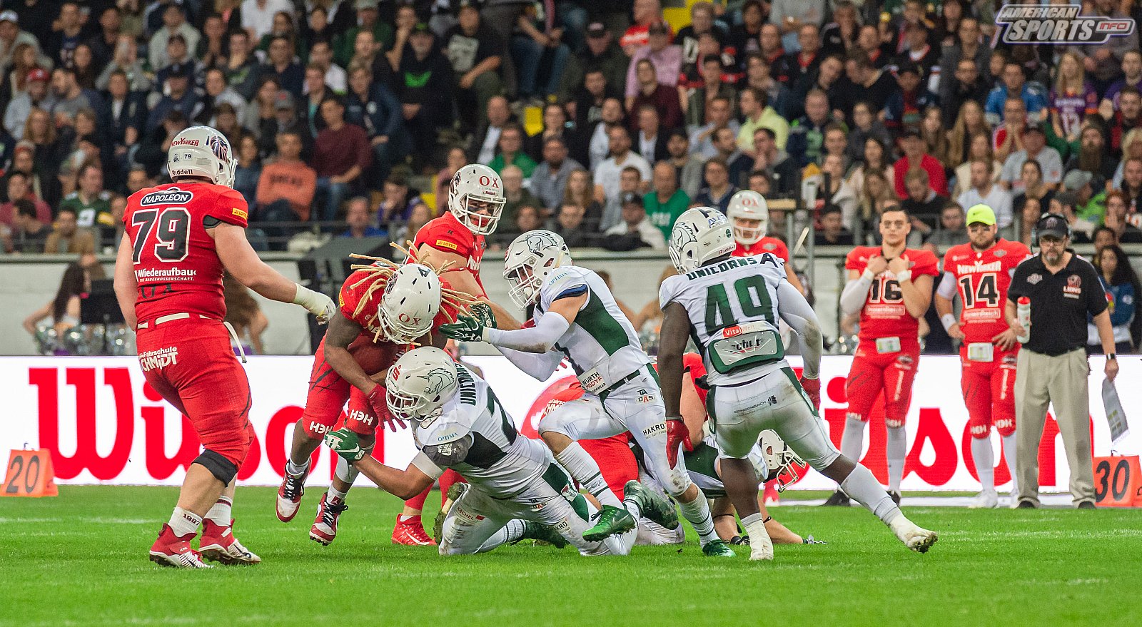 Germanbowl XLI: Schwäbisch Hall Unicorns vs NewYorker Lions Braunschweig 07:10 12.10.2019 II