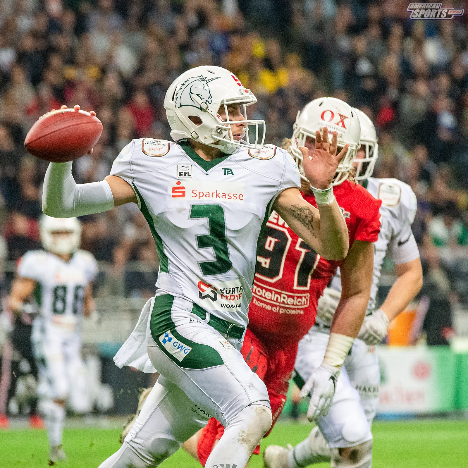 Germanbowl XLI: Schwäbisch Hall Unicorns vs NewYorker Lions Braunschweig 07:10 12.10.2019 II