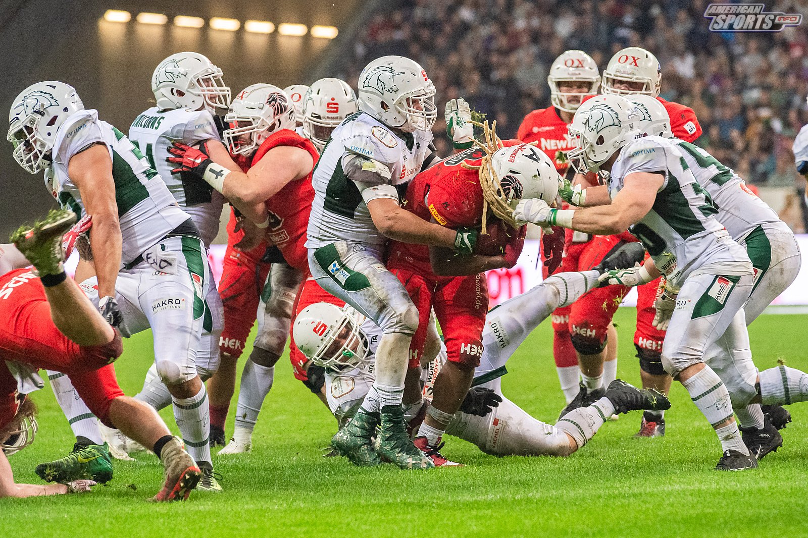 Germanbowl XLI: Schwäbisch Hall Unicorns vs NewYorker Lions Braunschweig 07:10 12.10.2019 II