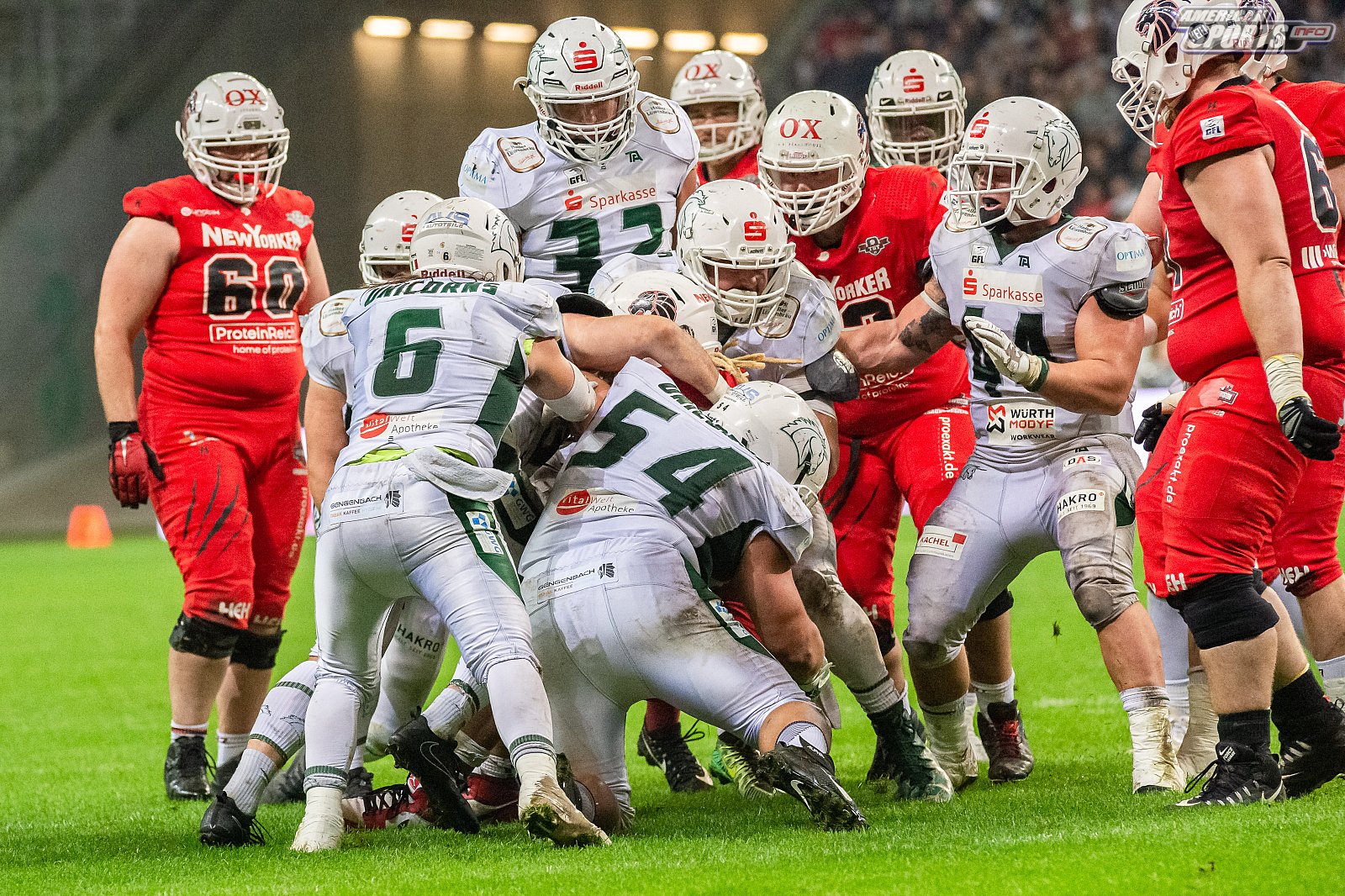 Germanbowl XLI: Schwäbisch Hall Unicorns vs NewYorker Lions Braunschweig 07:10 12.10.2019 II