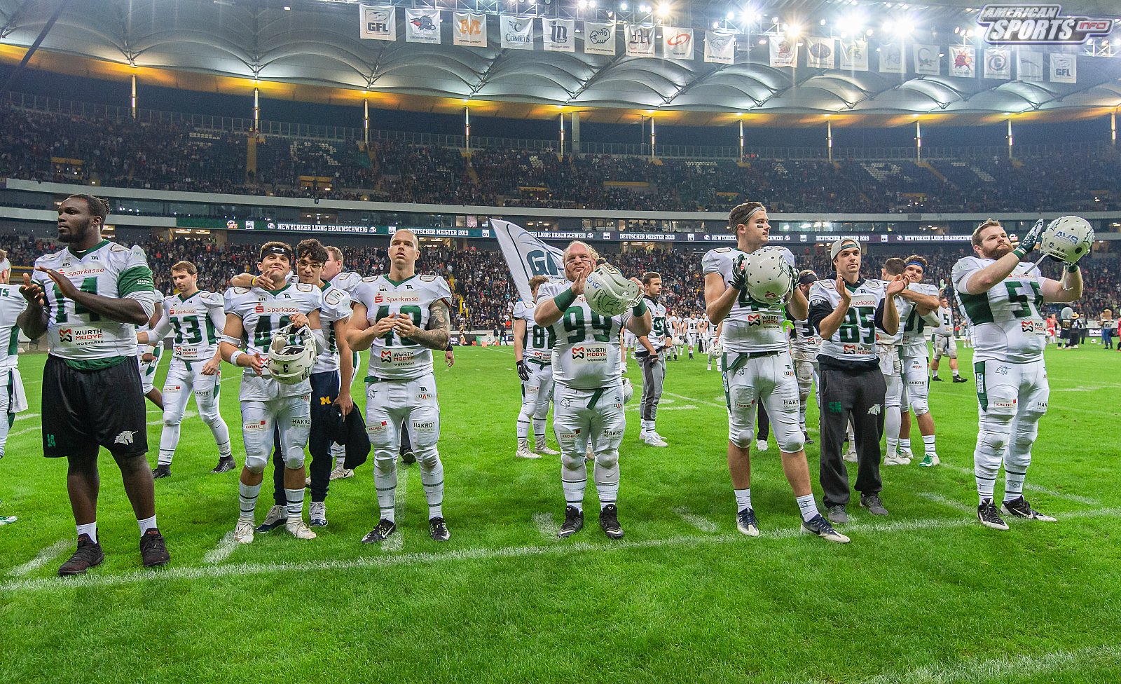 Germanbowl XLI: Schwäbisch Hall Unicorns vs NewYorker Lions Braunschweig 07:10 12.10.2019 II